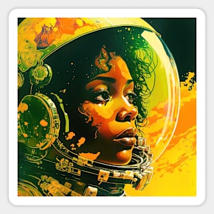 We Are Floating In Space - 95 - Sci-Fi Inspired Retro Artwork Magnet